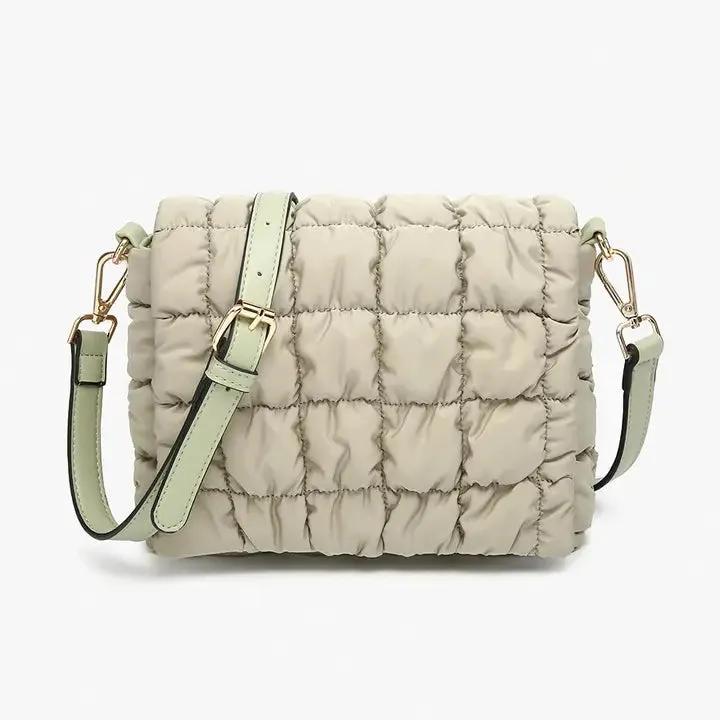 Tegan Quilted Nylon Crossbody