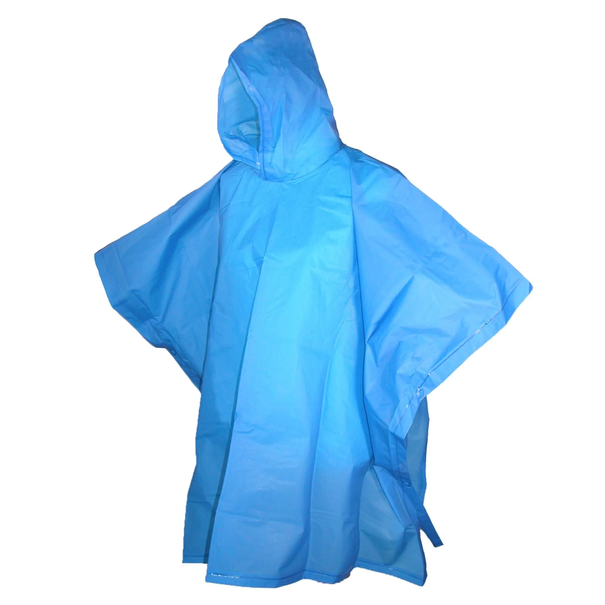 Totes Kids' Hooded Pullover Rain Poncho with Snaps (Pack of 2)