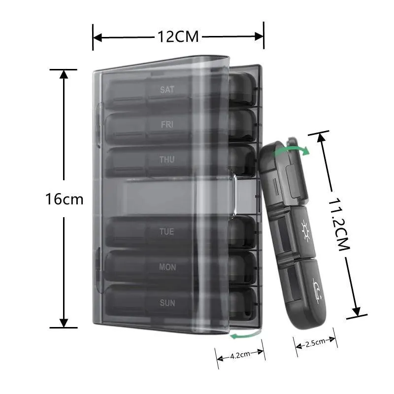 Weekly Pill Organizer: Ultimate Solution for Medication Management and Daily Dosing